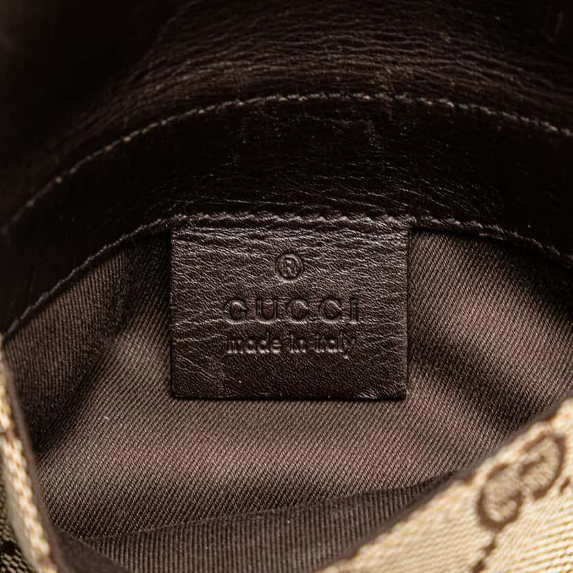 Gucci GG Canvas Belt Bag Brown Canvas Good condition - Box View