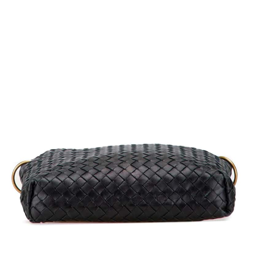 Bottega Veneta Nappa Intrecciato Crossbody Black Leather Good condition - Inside View