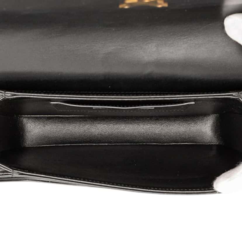 Saint Laurent Medium Calfskin Solferino Satchel In Box Black Leather Good condition - Model View