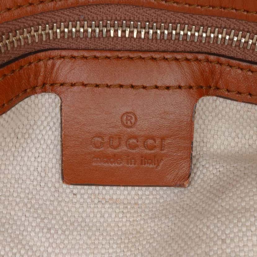 Gucci GG Canvas Brick Lane Satchel Brown Canvas Good condition - Box View