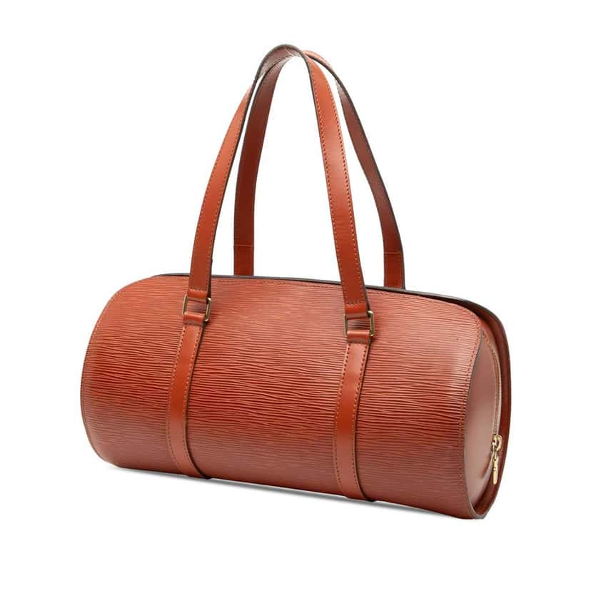 Louis Vuitton Epi Soufflot Brown Leather Good condition - Back View