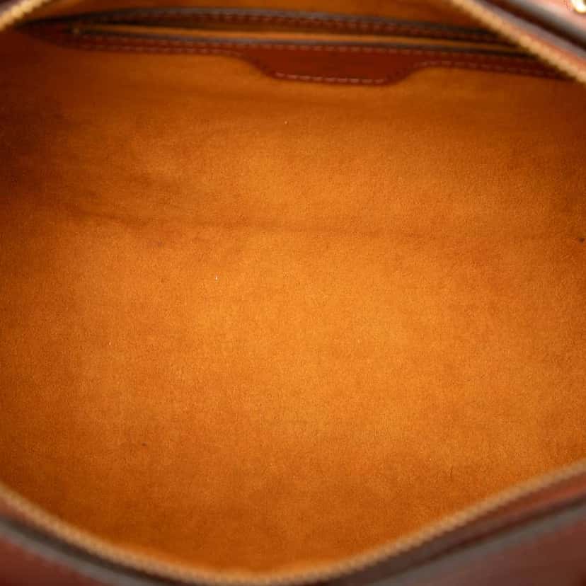 Louis Vuitton Epi Soufflot Brown Leather Good condition - Model View