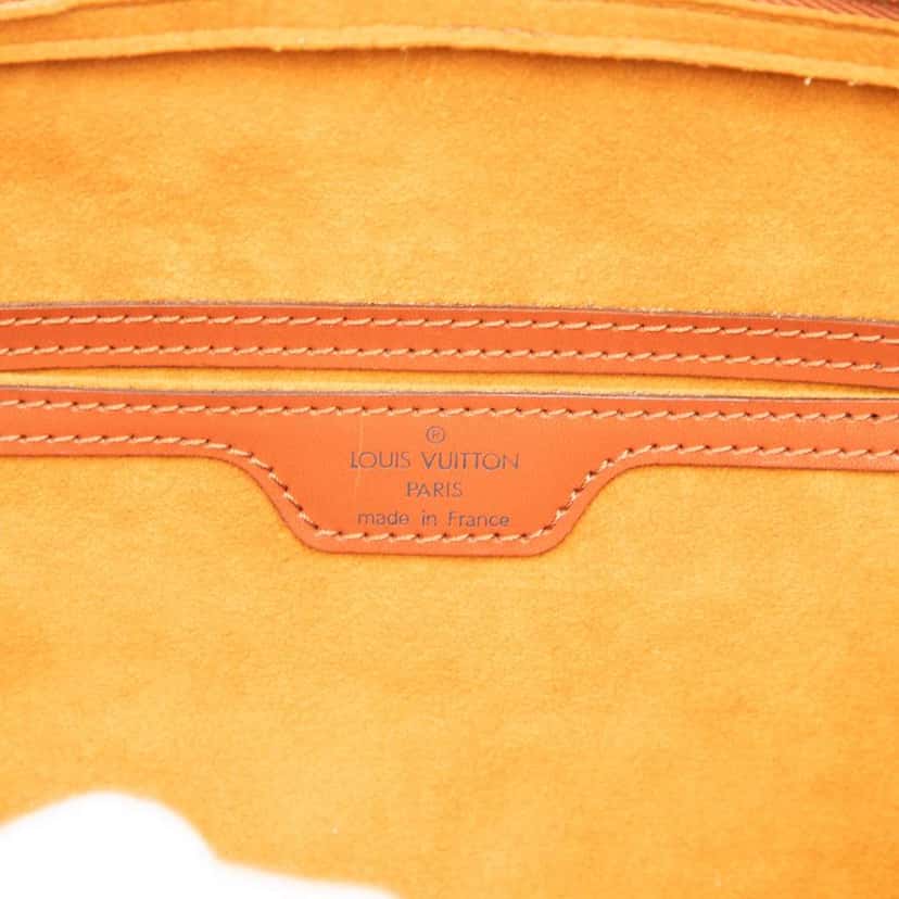 Louis Vuitton Epi Soufflot Brown Leather Good condition - Box View