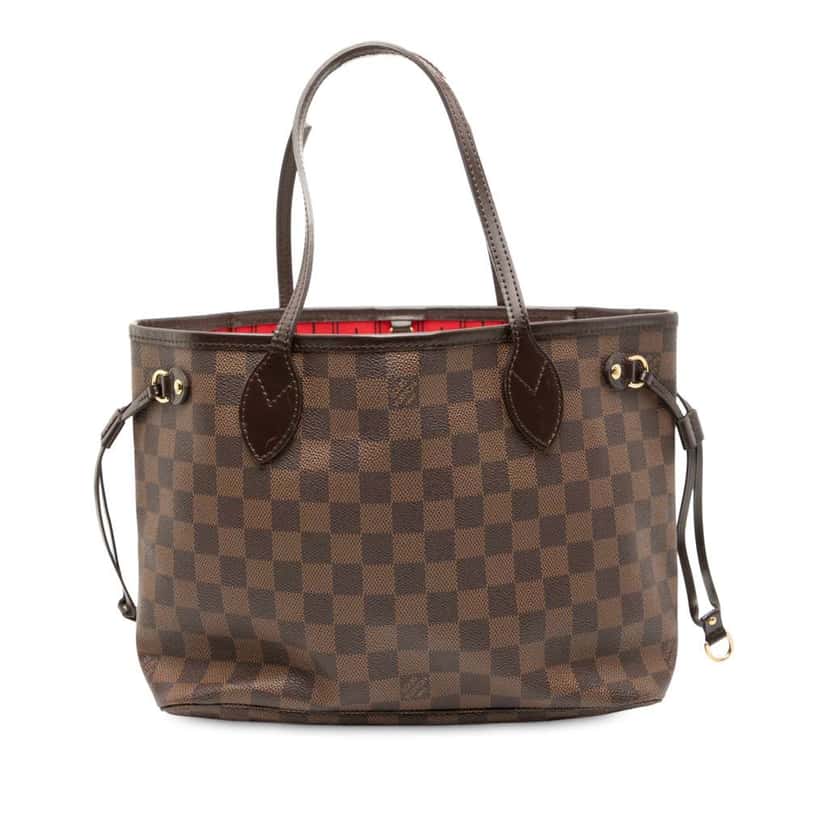 Louis Vuitton Damier Ebene Neverfull PM Brown Good condition - Front View