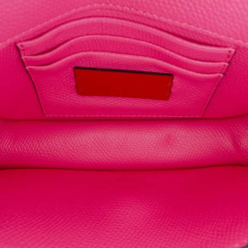 Valentino Leather VLogo Convertible Bag Pink Leather Good condition - Model View
