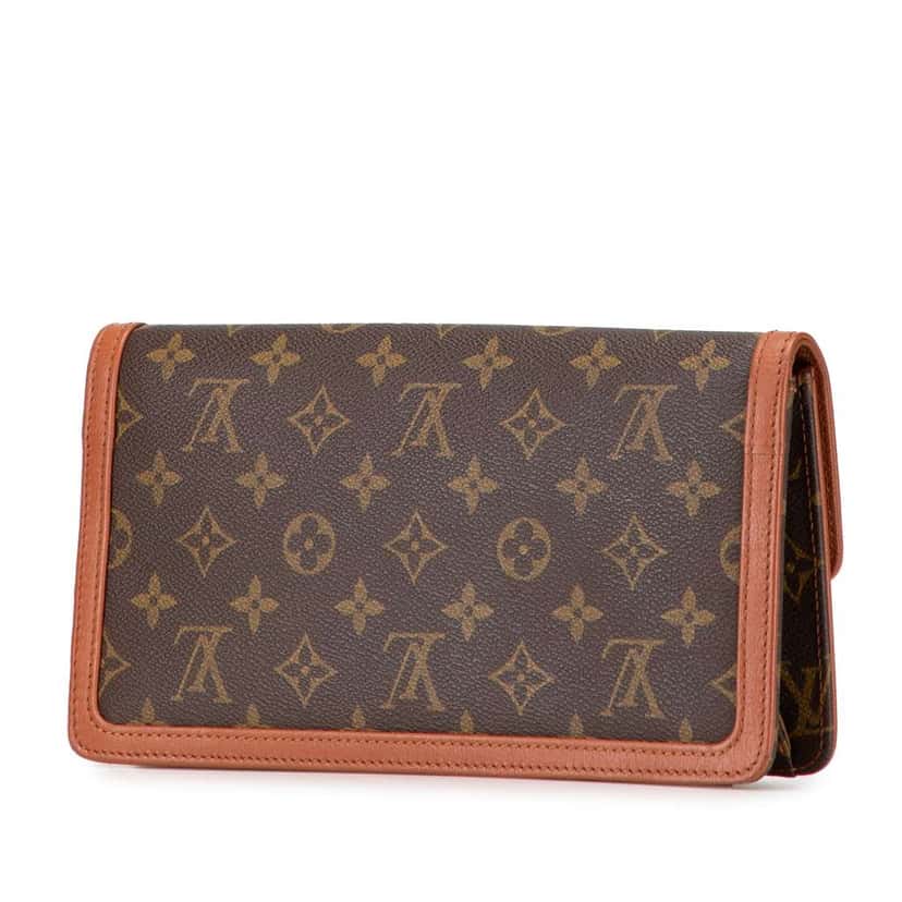 Louis Vuitton Monogram Pochette Dame PM Brown Canvas Very good condition - Back View
