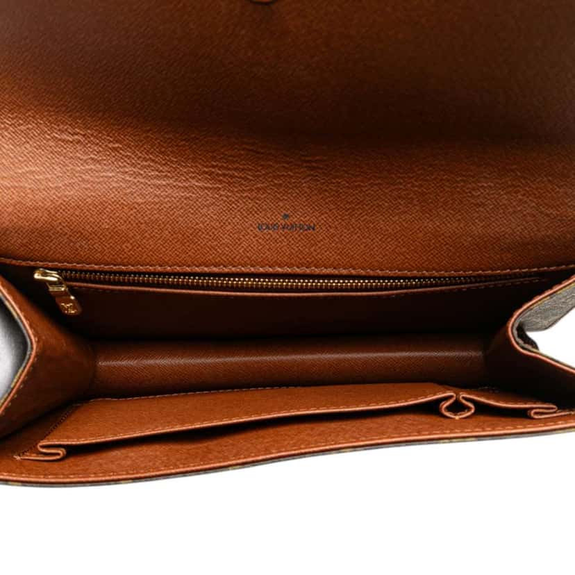 Louis Vuitton Monogram Pochette Dame PM Brown Canvas Very good condition - Model View