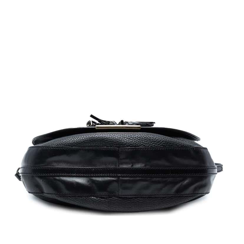 Burberry Medium Grained Leather Maydown Shoulder Bag Black Leather Very good condition - Inside View