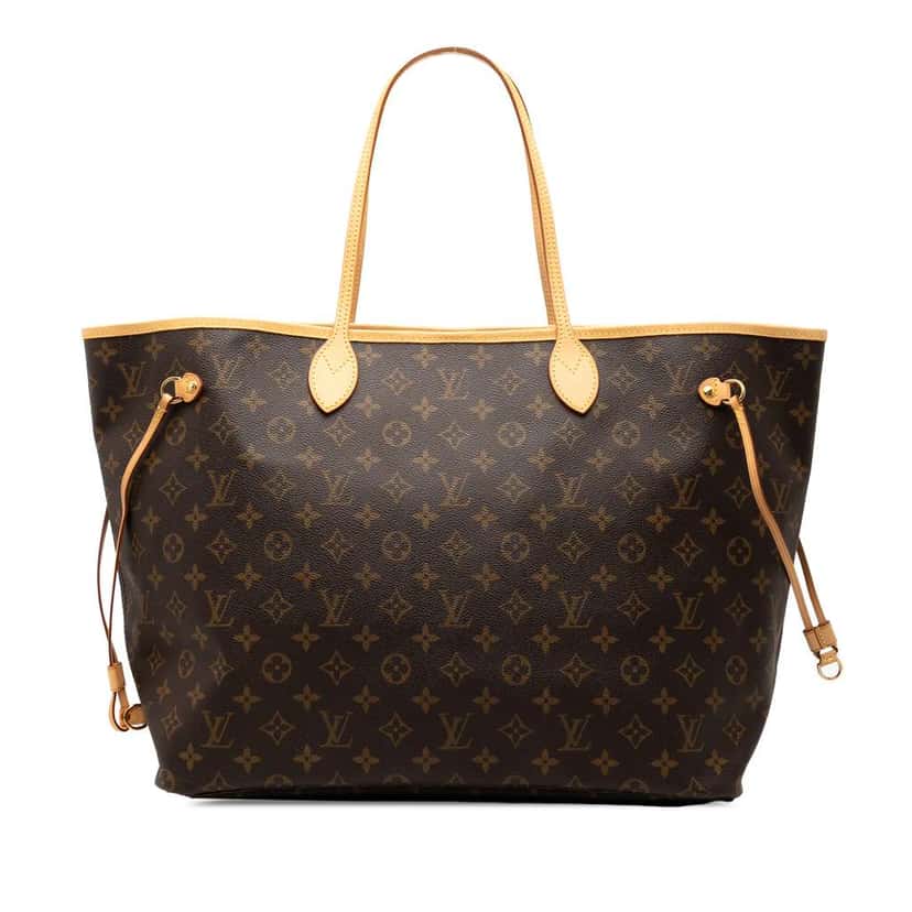 Louis Vuitton Monogram Neverfull GM Brown Good condition - Front View