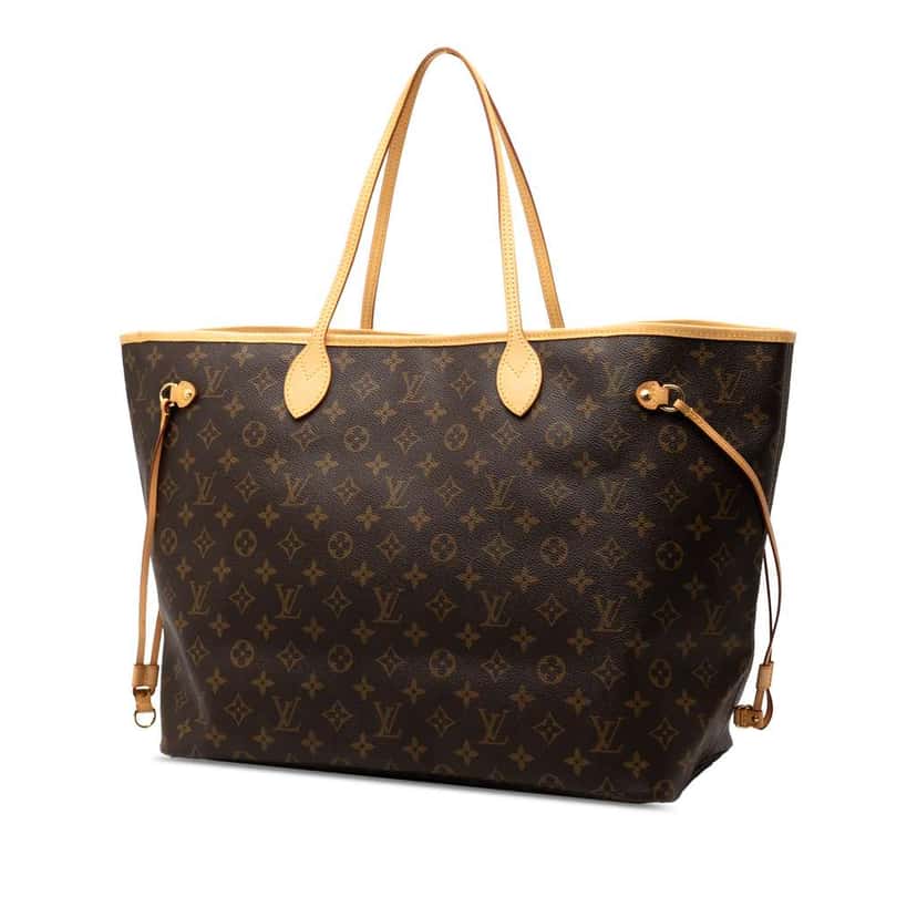 Louis Vuitton Monogram Neverfull GM Brown Good condition - Back View