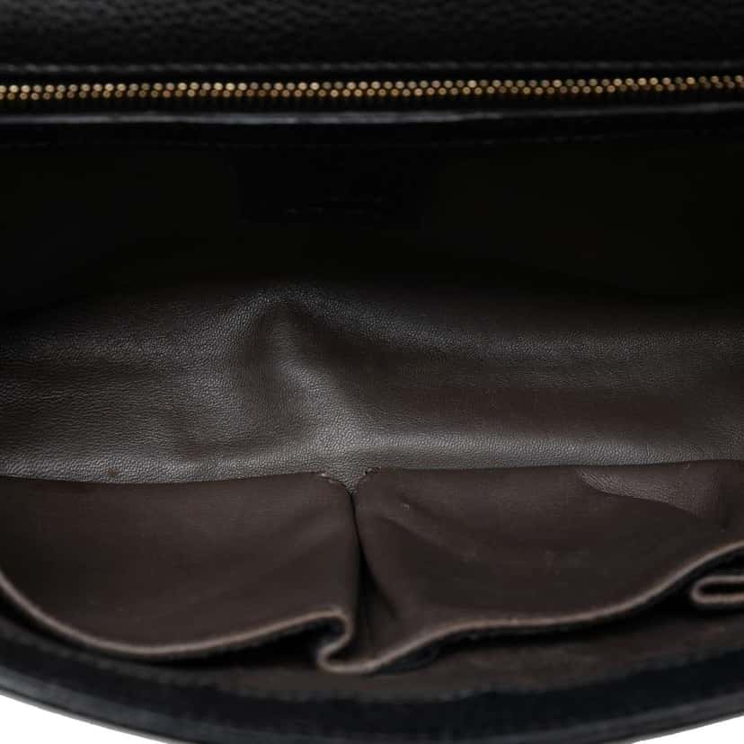 Gucci Medium Leather Miss Bamboo Crossbody Black Leather Good condition - Model View