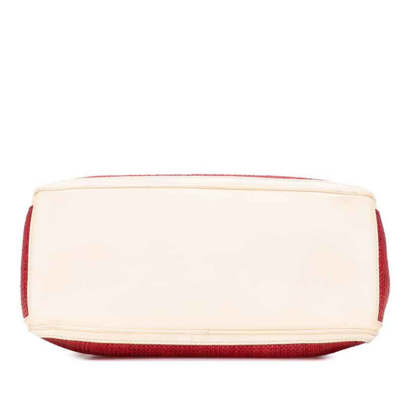Celine Raffia Boogie Handbag Red Good condition - Inside View
