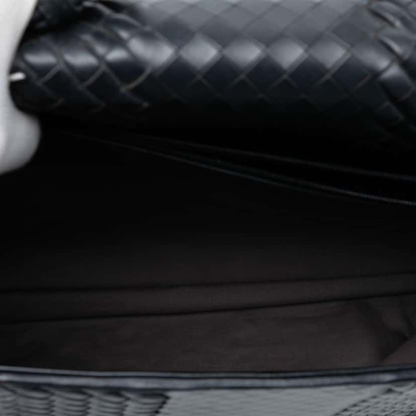 Bottega Veneta Nappa Intrecciato Briefcase Black Leather Good condition - Model View