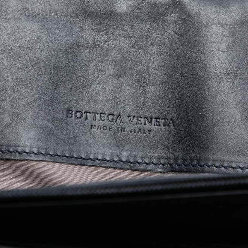 Bottega Veneta Nappa Intrecciato Briefcase Black Leather Good condition - Box View