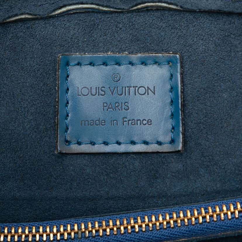 Louis Vuitton Epi Pont Neuf Blue Leather Good condition - Box View
