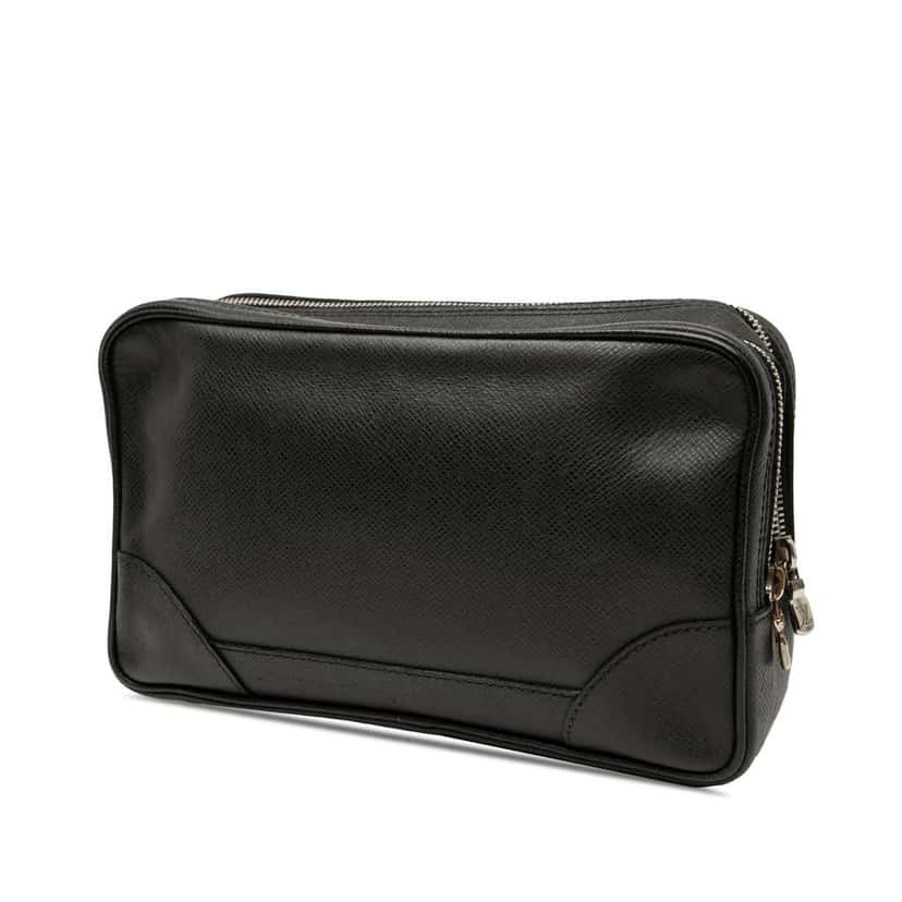 Louis Vuitton Taiga Neo Pavel Black Leather Good condition - Back View