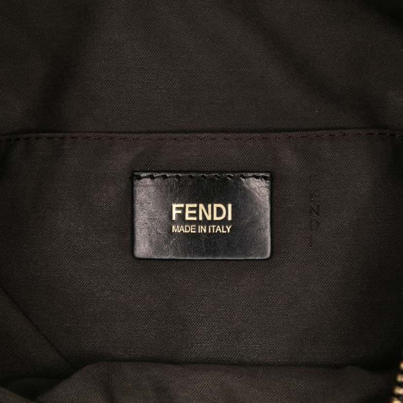 Fendi Zucca Canvas Mia Hobo Black Canvas Good condition - Box View