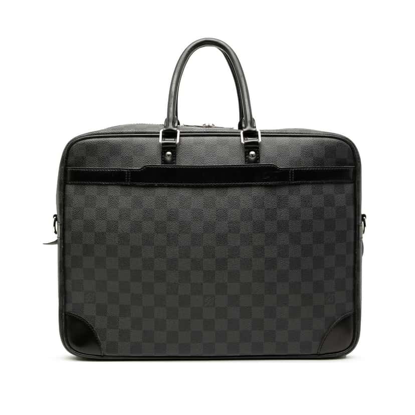 Louis Vuitton Damier Graphite Porte Documents Voyage GM Black Good condition - Front View