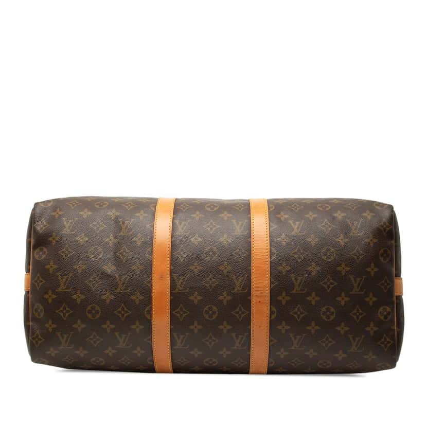Louis Vuitton Monogram Keepall Bandouliere 50 Brown Good condition - Inside View