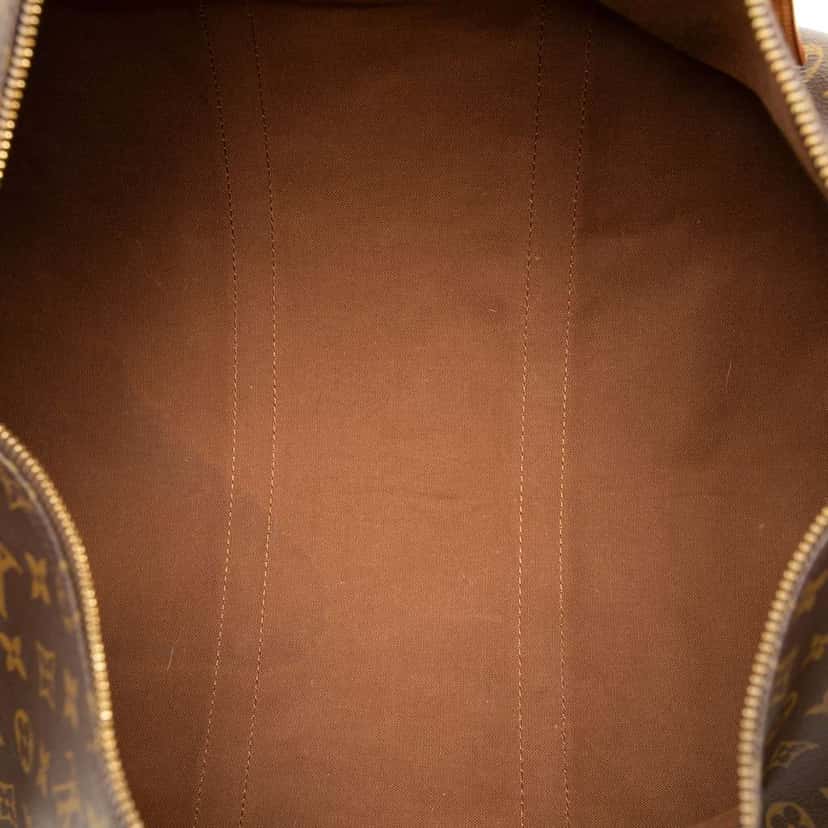 Louis Vuitton Monogram Keepall Bandouliere 50 Brown Good condition - Model View