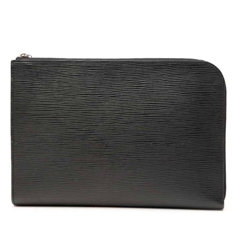 Louis Vuitton Epi Pochette Jour PM Black Leather Very good condition - Front View