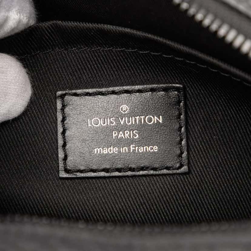 Louis Vuitton Monogram Taurillon Steamer Messenger Black Leather Good condition - Box View
