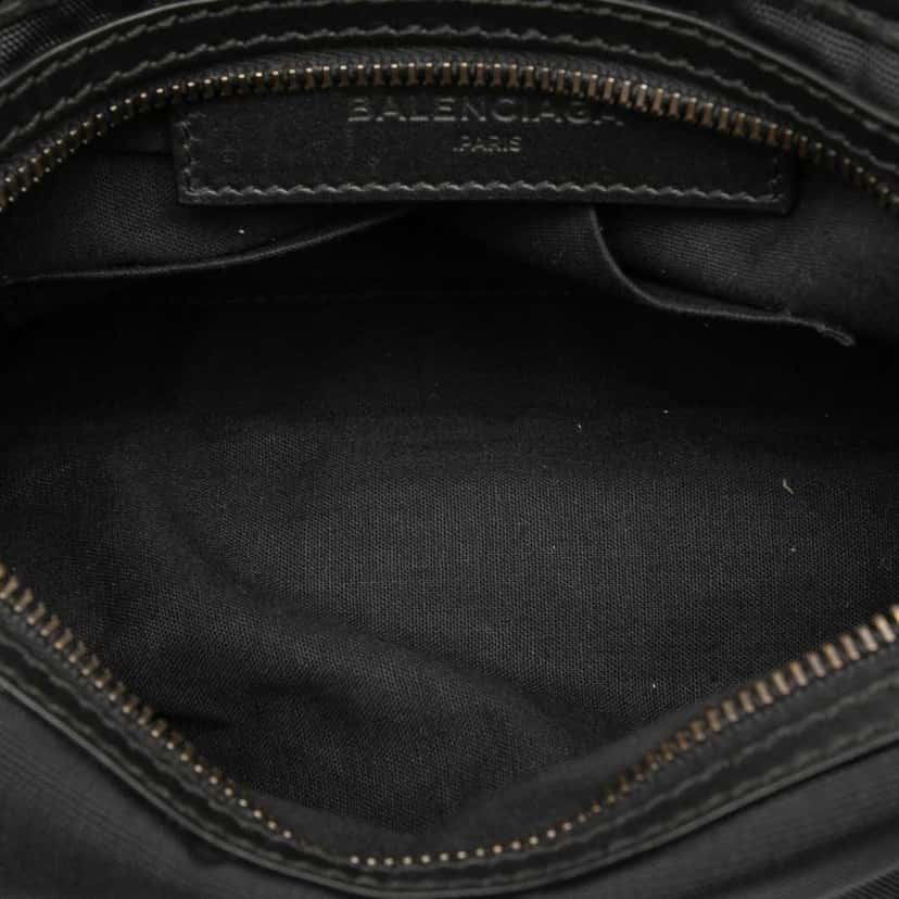 Balenciaga Canvas and Leather Motocross Classic Neo Lift Belt Bag Black Canvas Good condition - Model View