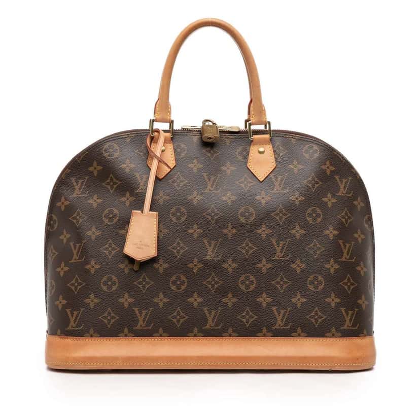 Louis Vuitton Monogram Alma GM Brown Fair condition - Front View