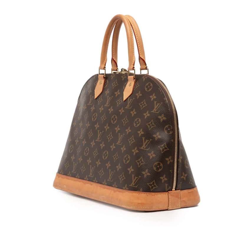 Louis Vuitton Monogram Alma GM Brown Fair condition - Back View