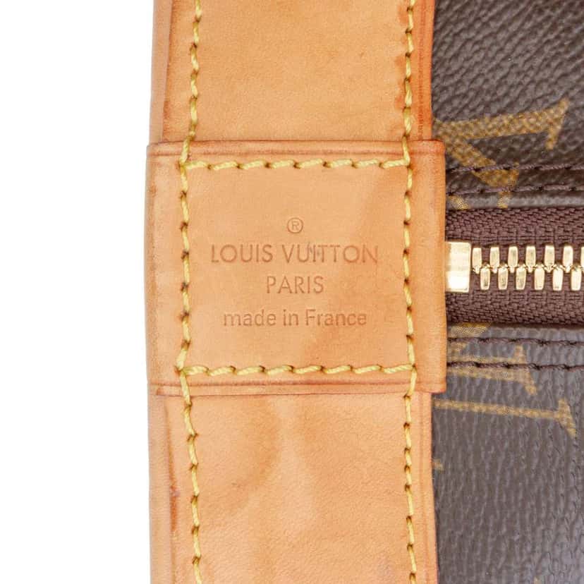 Louis Vuitton Monogram Alma GM Brown Fair condition - Box View