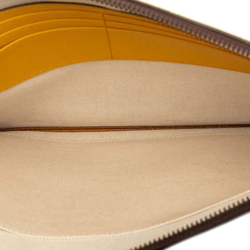 Gucci GG Supreme Neo Vintage Clutch Brown Canvas Good condition - Model View
