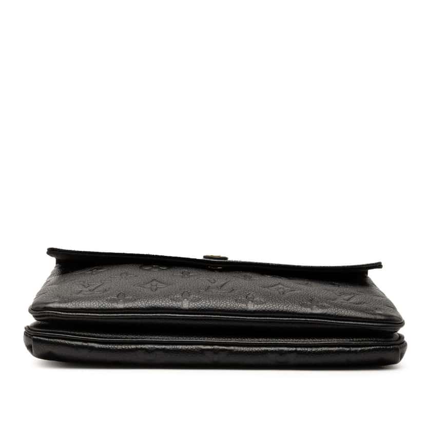 Louis Vuitton Monogram Empreinte Twice Black Leather Good condition - Inside View
