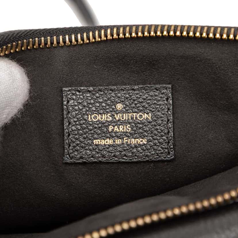 Louis Vuitton Monogram Empreinte Twice Black Leather Good condition - Box View