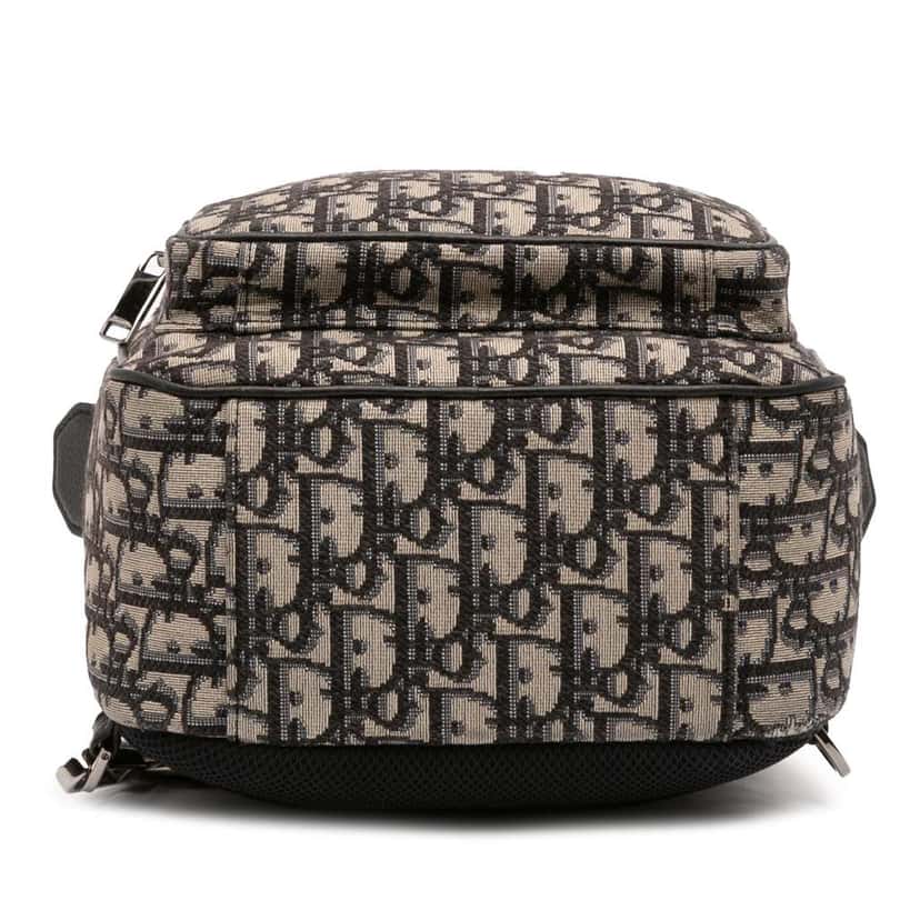 Dior Mini Oblique Canvas Rider Sling Bag Blue Canvas Good condition - Inside View