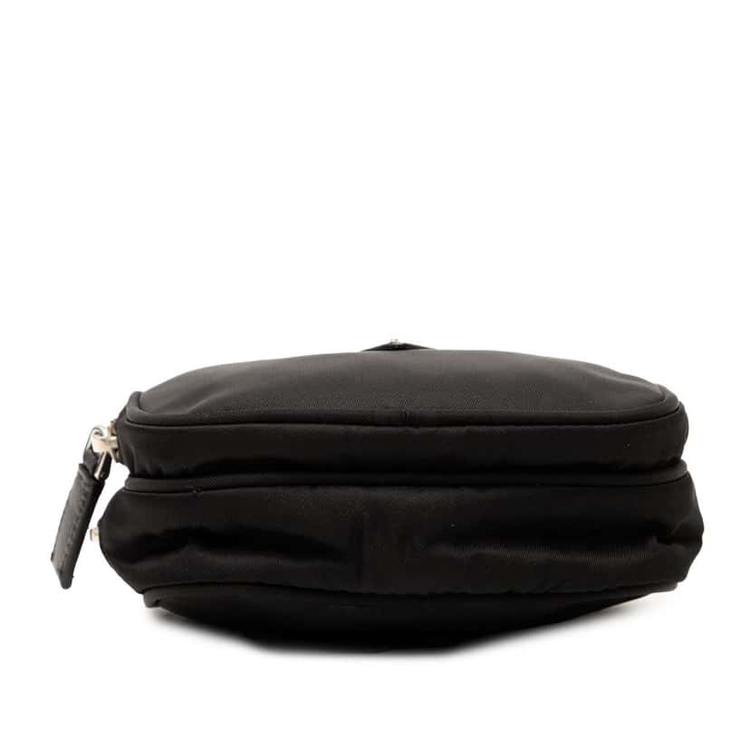 Prada Mini Tessuto Double Zip Handbag Black Good condition - Inside View