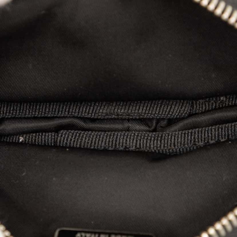 Prada Mini Tessuto Double Zip Handbag Black Good condition - Model View