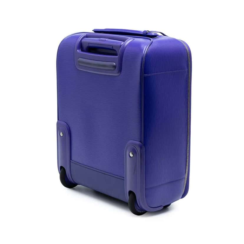 Louis Vuitton Epi Pegase 45 Blue Leather Good condition - Back View