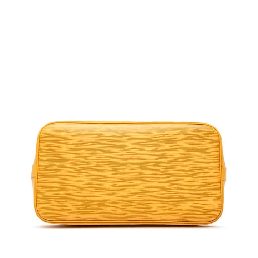 Louis Vuitton Epi Alma PM Yellow Leather Good condition - Inside View