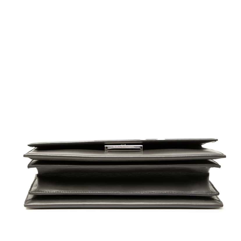 Saint Laurent Leather Babylone Top Handle Bag Grey Leather Good condition - Inside View