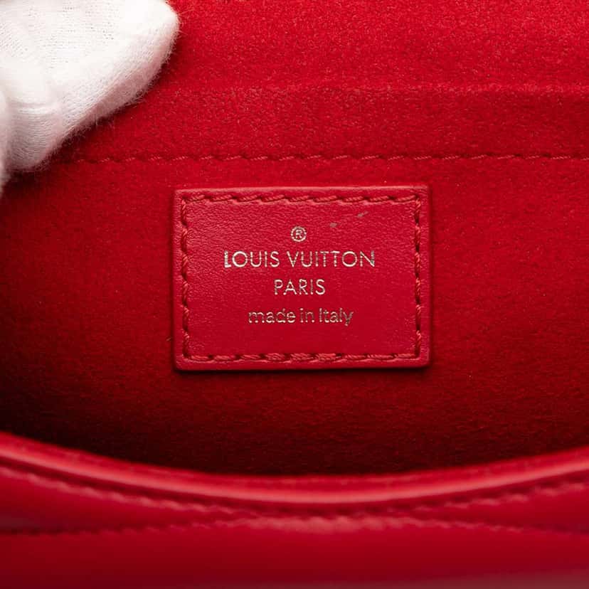 Louis Vuitton New Wave Chain Bag MM Red Leather Very good condition - Box View