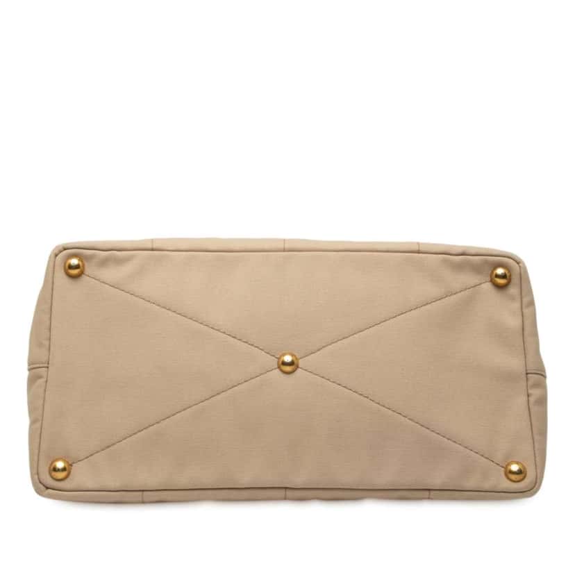 Prada Canvas Canapa Tote Brown Canvas Good condition - Inside View