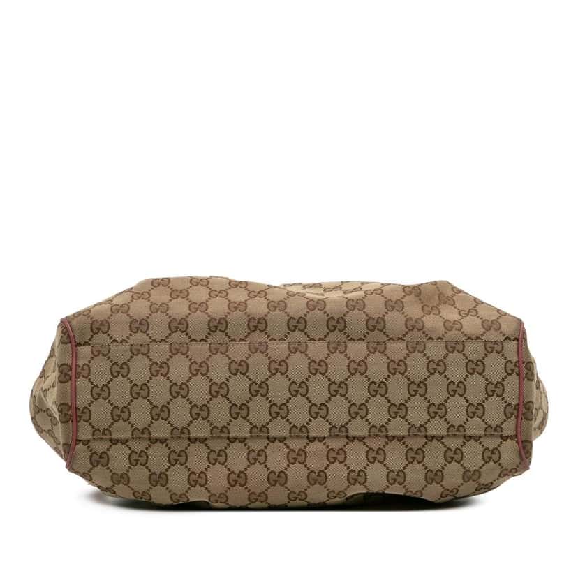 Gucci Medium GG Canvas Sukey Tote Brown Canvas Good condition - Inside View