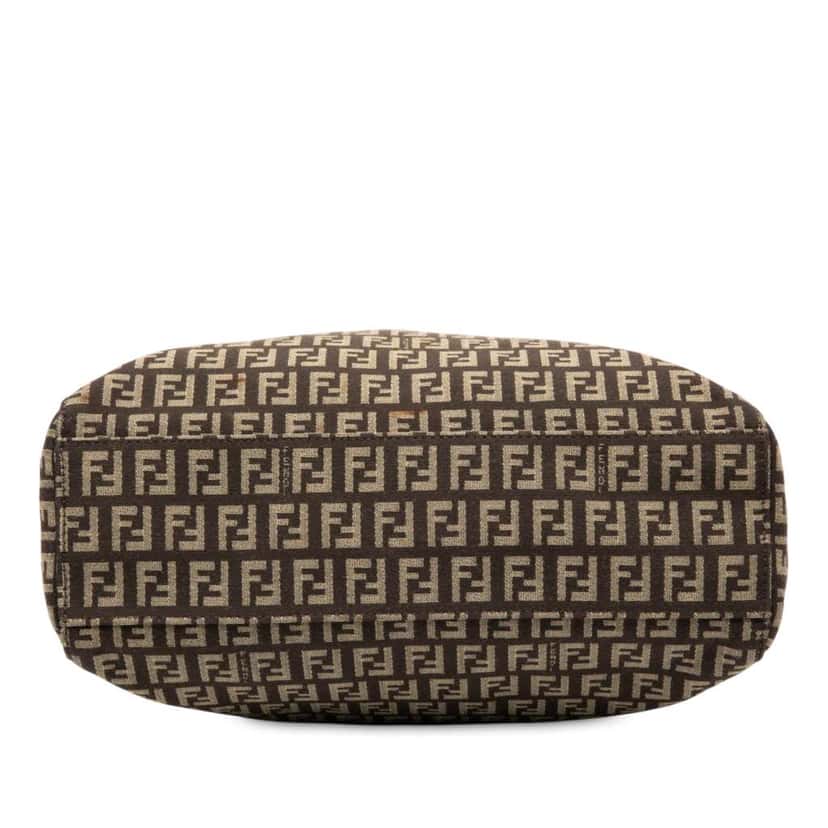 Fendi Zucchino Canvas Tote Brown Canvas Good condition - Inside View