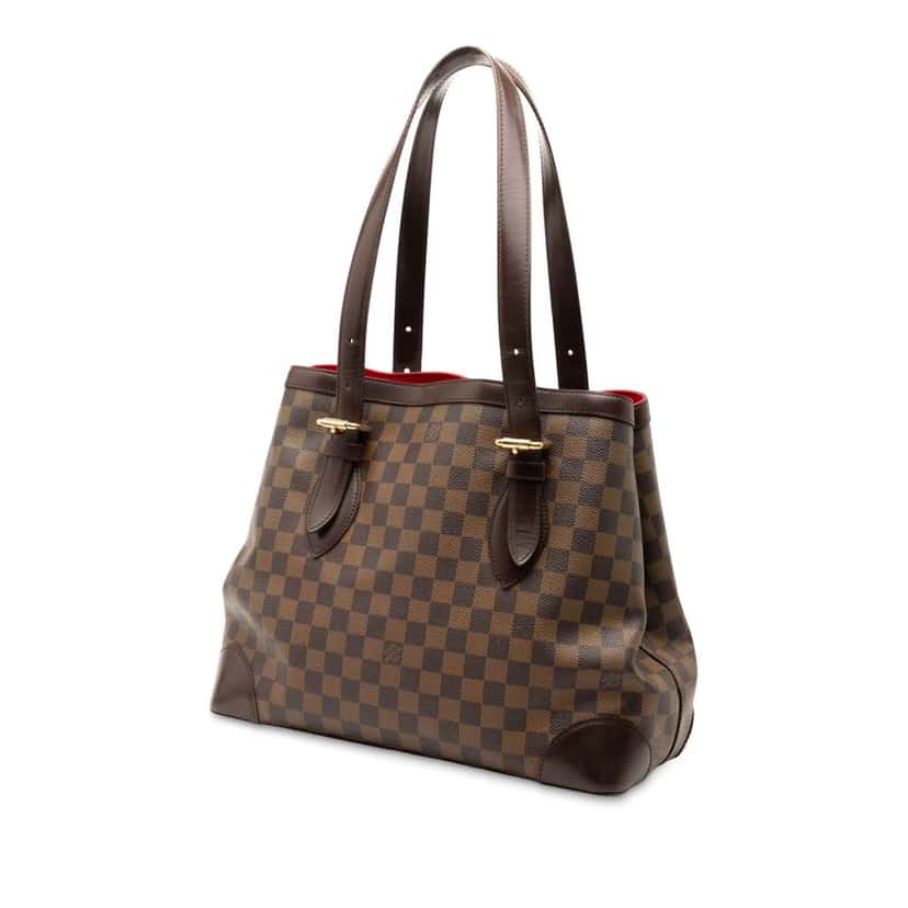 Louis Vuitton Damier Ebene Hampstead MM Brown Good condition - Back View