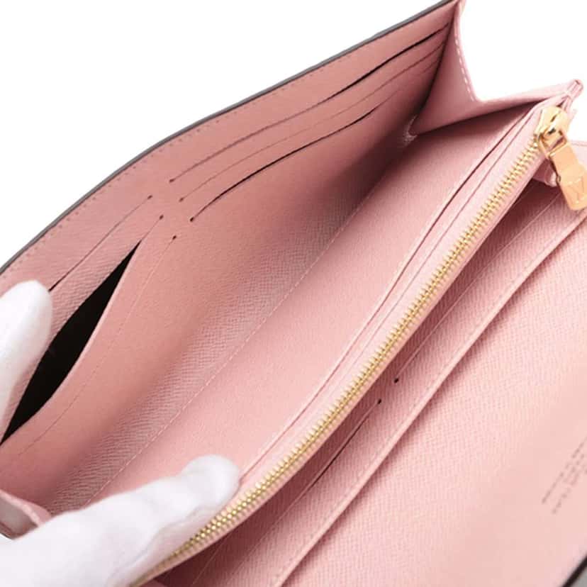 Louis Vuitton Monogram Sarah Long Wallet Brown Good condition - Model View