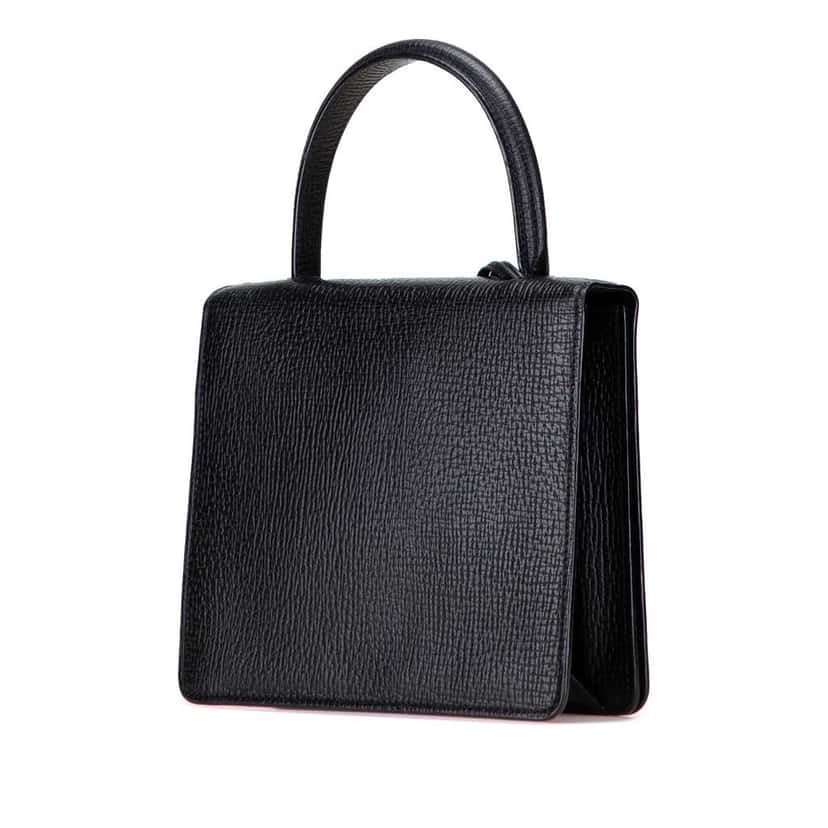Loewe Leather Barcelona Satchel Black Leather Good condition - Back View