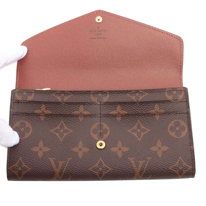 Louis Vuitton Monogram Portefeuille Sarah Wallet Brown Good condition - Inside View