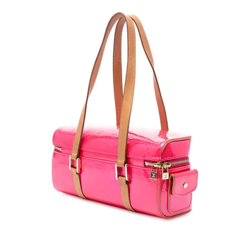 Louis Vuitton Monogram Vernis Sullivan Horizontal PM Pink Leather Good condition - Back View
