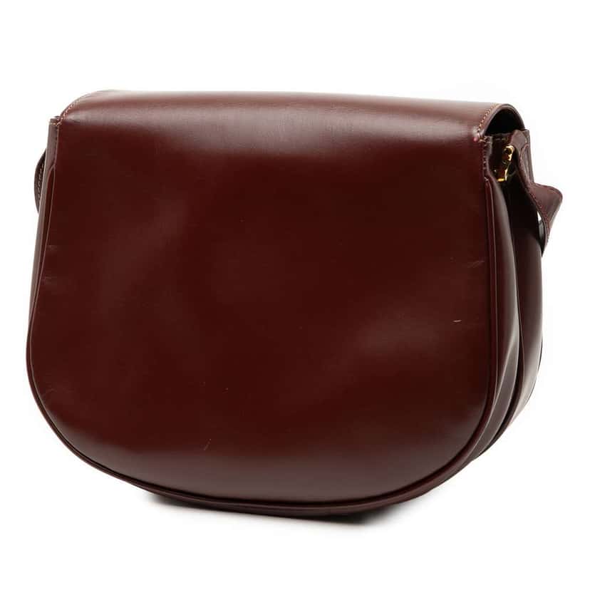 Cartier Leather Must De Cartier Crossbody Red Leather Good condition - Back View