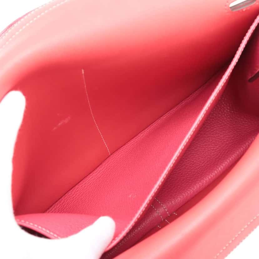 Hermès Clemence Verso Halzan 31 Pink Leather Good condition - Box View